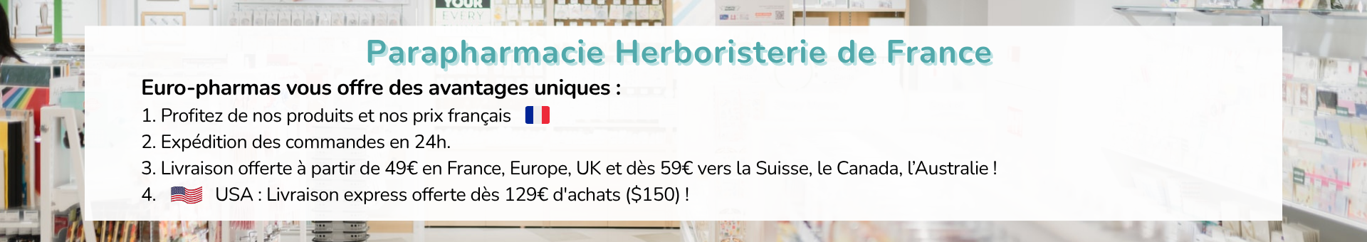 Votre pharmacie en ligne Euro Pharma